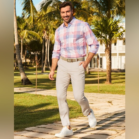 Tommy Bahama Other - Tommy Bahama Men’s Island Zone Performance Golf Chino Stretch Pants Khaki 36x30